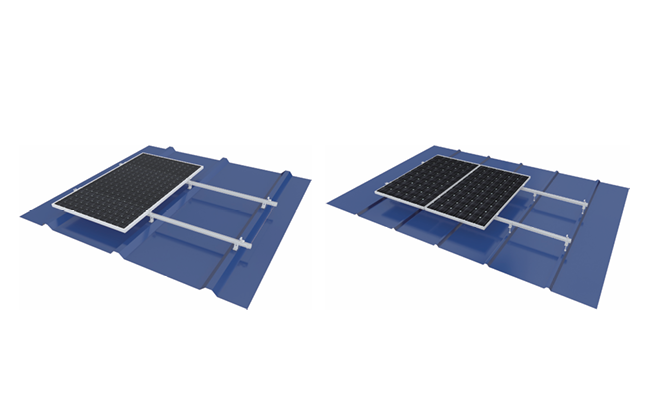 L Feet and Hanger Bolt Kit Metal Roof PV Mounting System